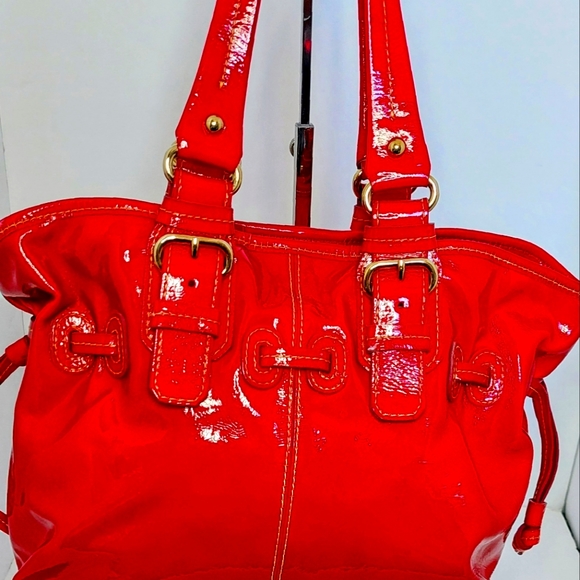 Dooney and Bourke patent satchel - Picture 6 of 9